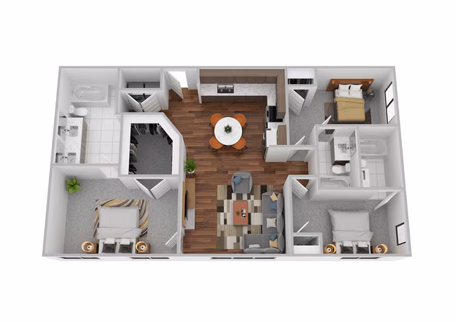 C2c- Shared Living 1249C floor plan